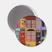 Alexandria, Virginia Townhouses Magnet (Vorderseite/Rückseite)