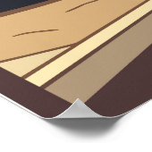 Alexandria, Virginia, USA, Travel Poster (Ecke)