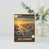 Alexandria, Virginia | Vintage Postkarte (Stehend Vorderseite)