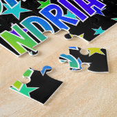 "ALEXANDRIA" Vorname, Fun "HAPPY BIRTHDAY" Puzzle (Seite)