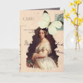 Alexandrina Victoria Happy Birthday Karte (Gelbe Blume)