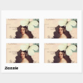 Alexandrina Victoria Rechteckiger Aufkleber (Blatt)