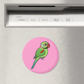 Alexandrine Parakeet Magnet (In Situ (Geschirrspüler))