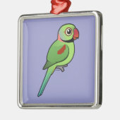 AlexandrineParakeet Ornament Aus Metall (Links)