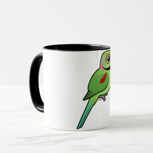 AlexandrineParakeet Tasse (Vorderseite Links)