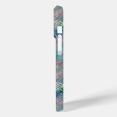 Alexandrite Blue Glassy Texture Case-Mate iPhone Hülle (Rückseite / Links)