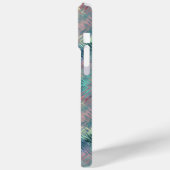 Alexandrite Blue Glassy Texture Case-Mate iPhone Hülle (Rückseite / Links)