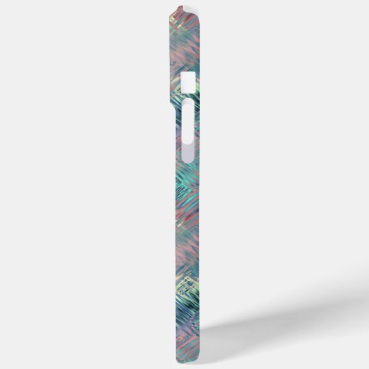 Alexandrite Blue Glassy Texture Case-Mate iPhone Hülle (Rückseite / Links)