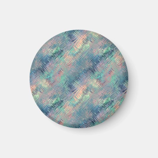 Alexandrite Blue Glassy Texture Magnet (Vorne)