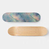 Alexandrite Blue Glassy Texture Skateboard (Horizontal)