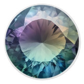 Alexandrite Crystal Pattern Keramikknauf (Vorderseite)