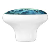 Alexandrite Crystal Pattern Keramikknauf (Seitenansicht)