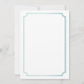 Alexandrite Diamond 55. Party zum Hochzeitstag Einladung (Rückseite)