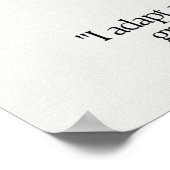 Alexandrite Gem Crystal Meaning Card Poster (Ecke)