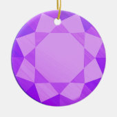 Alexandrite Gemstone / Jewel Graphic Image Keramik Ornament (Vorne)