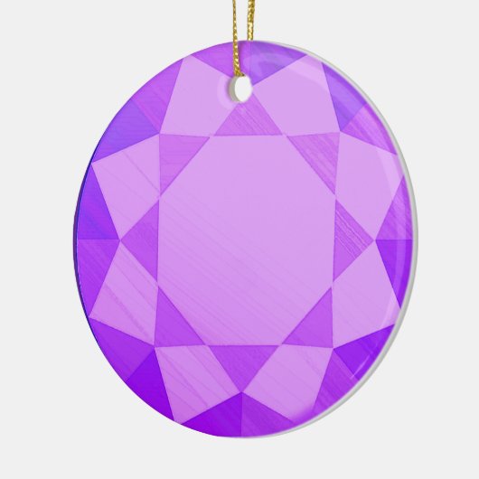 Alexandrite Gemstone / Jewel Graphic Image Keramik Ornament (Links)