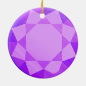 Alexandrite Gemstone / Jewel Graphic Image Keramik Ornament (Hinten)