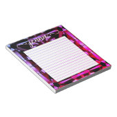 Alexandrite Gemstone Lined Personalisiert Notizblock (angewinkelt)