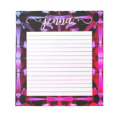 Alexandrite Gemstone Lined Personalisiert Notizblock (Vorderseite)