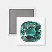 Alexandrite Gemstone Magnet (Vorderseite/Rückseite)
