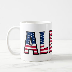 Alexej Name Vorname USA styled Tasse Kaffeetasse