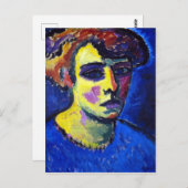 Alexej von Jawlensky Frauenkopf (Leiter einer Frau Postkarte (Vorne/Hinten)