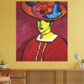 Alexej von Jawlensky, Schokko mit Tellerhut Leinwanddruck (Insitu (Wohnzimmer))