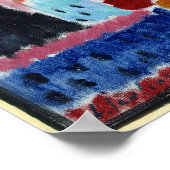 Alexej von Jawlensky Still Life mit Flasche, Brot Poster (Ecke)