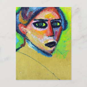 Alexej von Jawlensky Womans Gesicht Postkarte