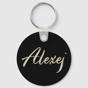 Alexej whitegold Button Schlüsselger Schlüsselanhänger