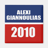 ALEXI GIANNOULIAS ZUM SENDEN MAGNET (Vorne)