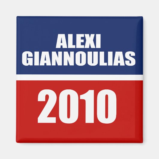 ALEXI GIANNOULIAS ZUM SENDEN MAGNET (Vorne)