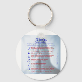 Alexis Acrostic Schlüsselanhänger