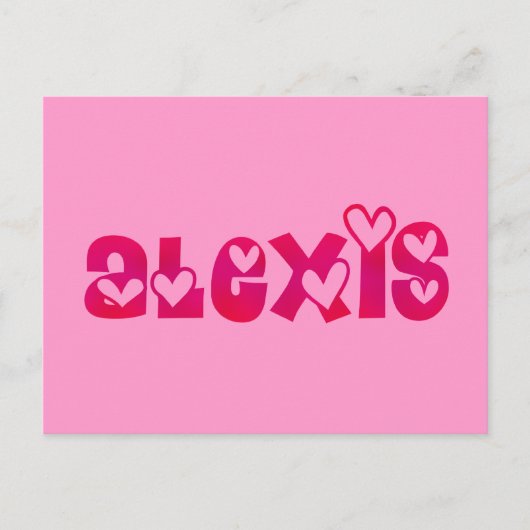Alexis im Herzen Postkarte (Vorderseite)