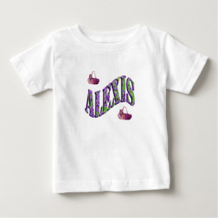 Alexis, Mädchenname aus Lavender, Baby T-shirt