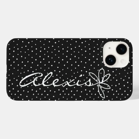 Alexis Name und Doodle Daisy Case-Mate iPhone Hülle (Rückseite (Horizontal))