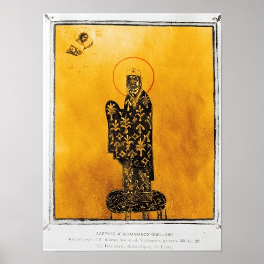 Alexius I Comnenus , byzantinischer Kaiser 2 Poster (Vorne)