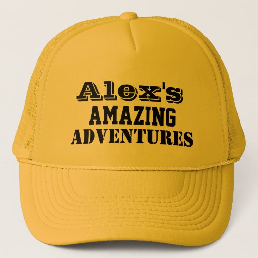 Alex's Phantastisch Adventures caps Truckerkappe (Vorderseite)