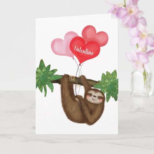 Alf der personalisierten Valentinkarte Karte (Orchidee)