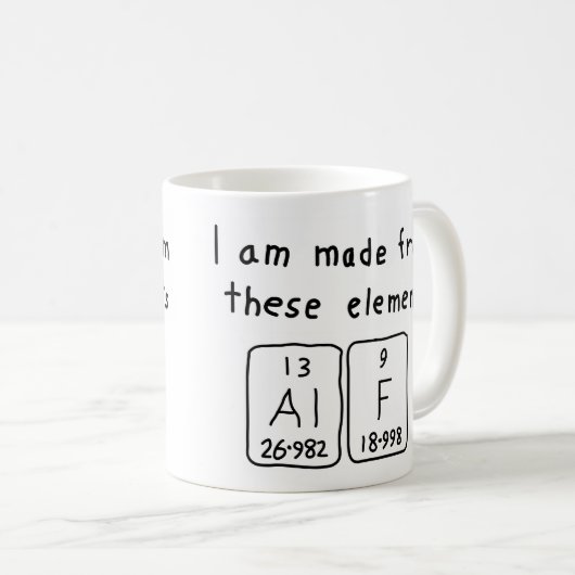 Alf Periodenname Tasse (VorderseiteRechts)