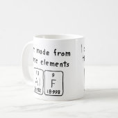 Alf Periodenname Tasse (Vorderseite Links)