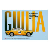Alfa Giulia 1300 Tribute Poster (Vorderseite)
