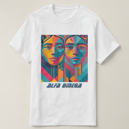 " ALFA OMEGA " T-Shirt (Design vorne)