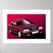 Alfa Romeo 164 Poster (Vorne)