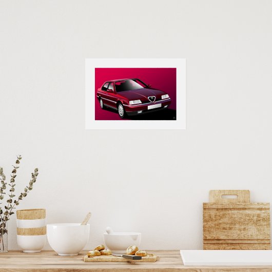 Alfa Romeo 164 Poster (Küche)