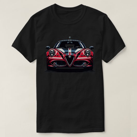 Alfa Romeo 4C 8 T-Shirt (Design vorne)