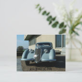 Alfa Romeo 6C 2300 Postkarte (Stehend Vorderseite)