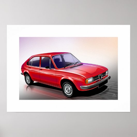 Alfa Romeo Alfasud Poster (Vorne)