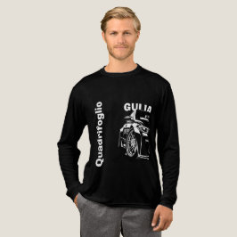 Alfa Romeo Giulia Quadrifoglio Line Art Langarmshi Tri-Blend Shirt