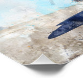 Alfa Romeo Giulia Sprint GTA Poster (Ecke)